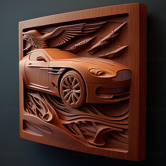 3D модель Aston Martin DBS (STL)